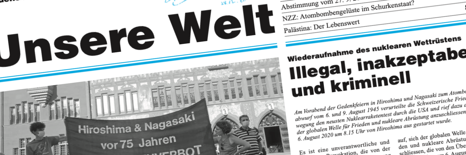 «Unsere Welt» – Ausgabe 01/2024