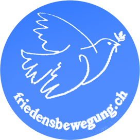 Label friedensbewegung.ch zum Aufbügeln