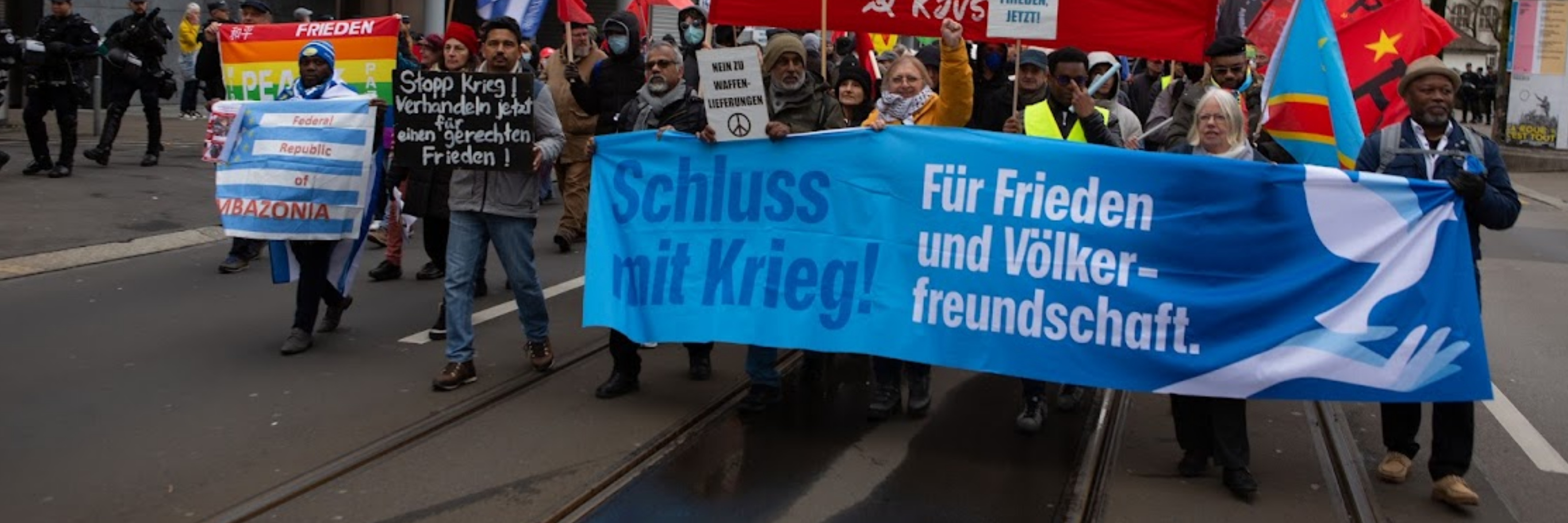 Das war die Friedensdemo in Zürich